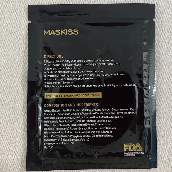 MASK BUNDLE: Lavender Foot Masks, Mask Sticks & 24K Gold Eye Mask - Picture 9 of 9